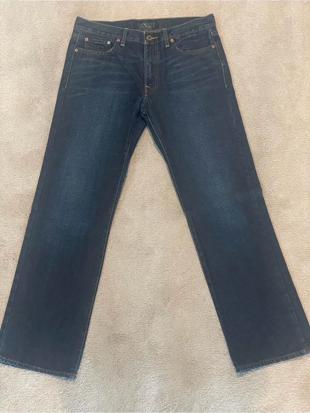 Lucky Brand Men’s 361 Vintage Straight Indigo Wash Jeans